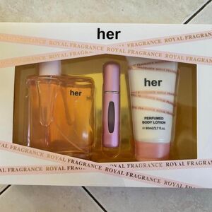 Royal Fragrance HER Perfume and Lotion bundle